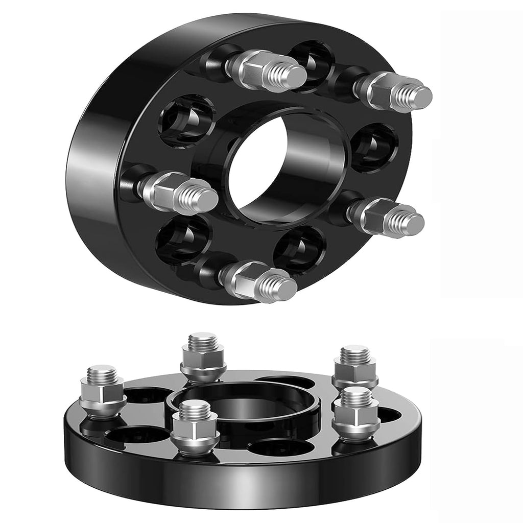 Garvee 1 Inch Golf Cart Wheel Spacers 4 Pcs 4x4 to 4x4 for EZ GO EZGO Club Car 25mm Black Aluminum