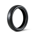 Garvee 180/55-17 Motorcycle Tire Rear Black Wall 4PR 73S Tubeless Street Sport Bike High Performance Enhanced Grip Stability
