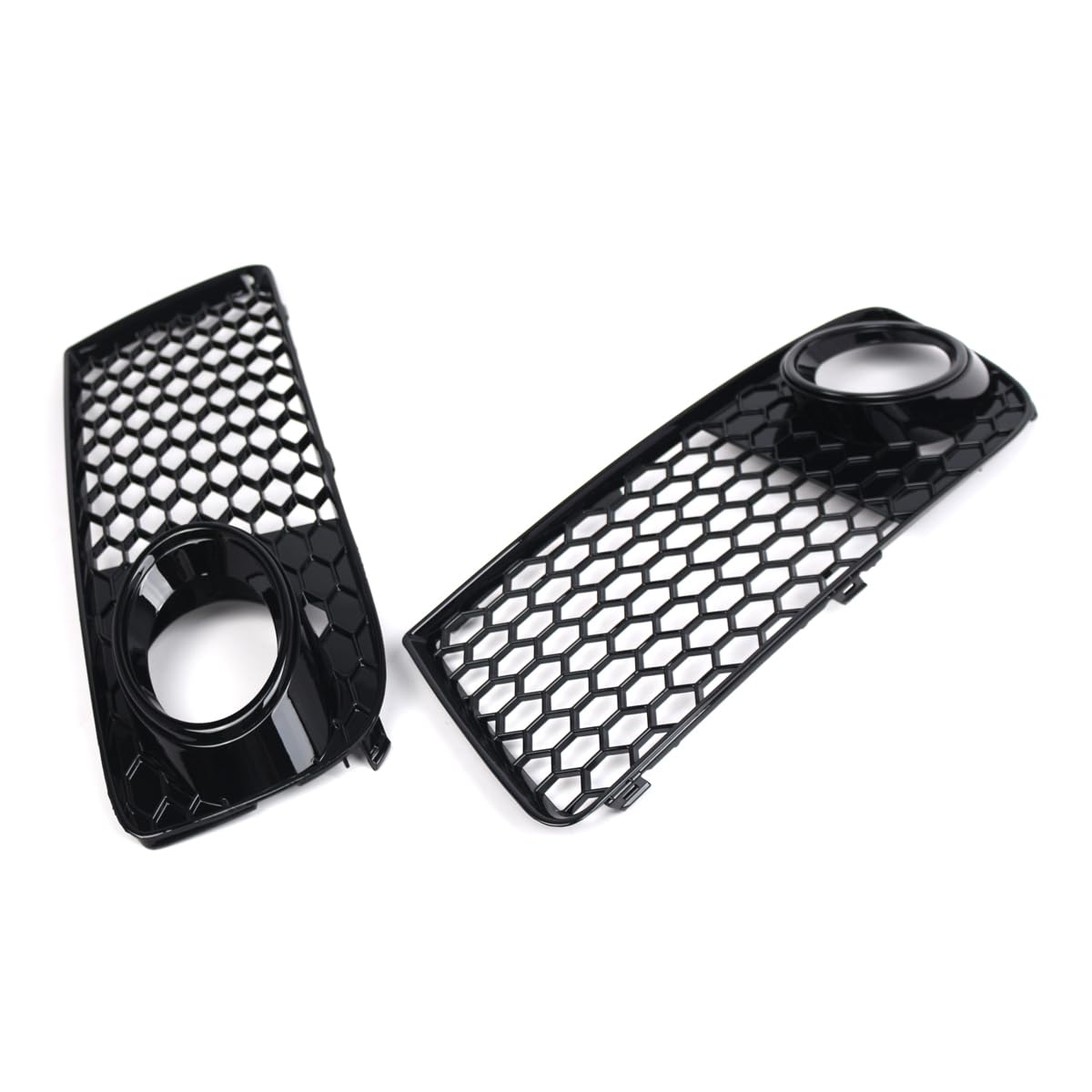 Garvee Central Grill Kit for Audi TT Sport 2006-2014 ABS Plastic Glossy Black Aggressive Look Direct Replacement Professional Install