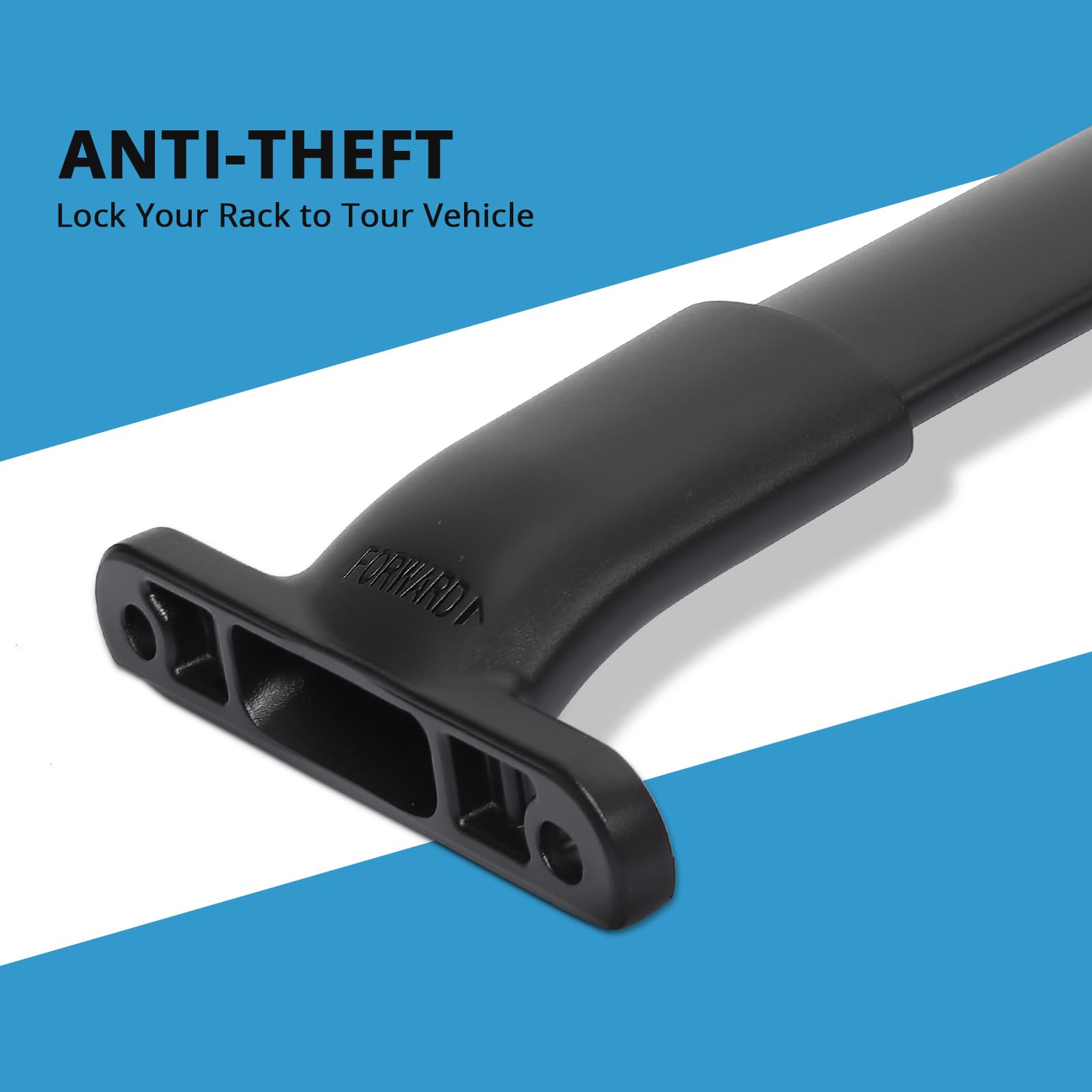 Garvee Roof Rack Cross Bar Fit for 2016-2019 Ford Explorer, Alloy Steel