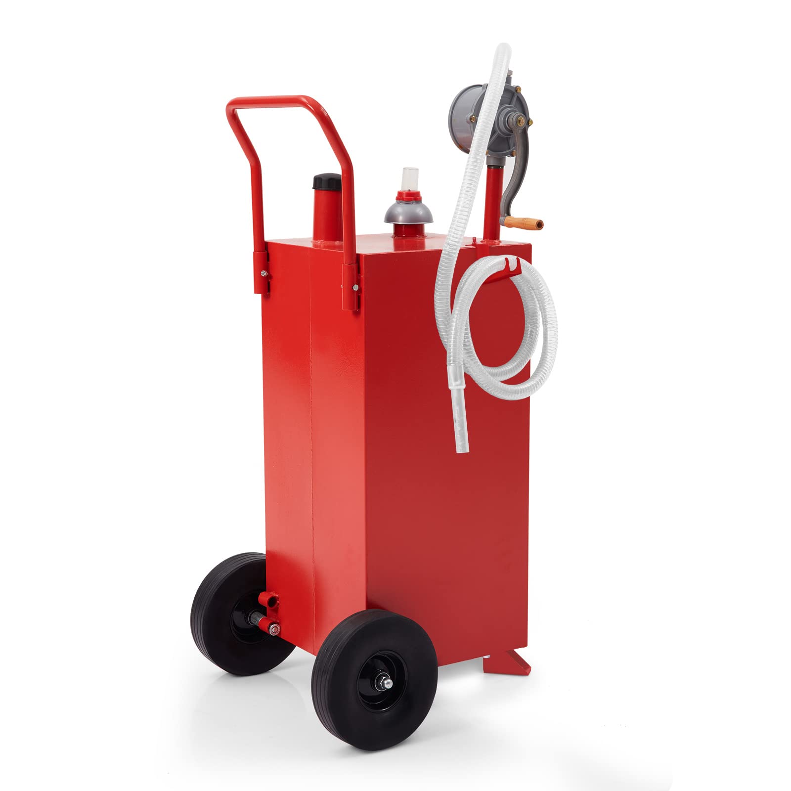 Garvee 30 Gallon Gas Caddy with Pump for Gasoline & Diesel