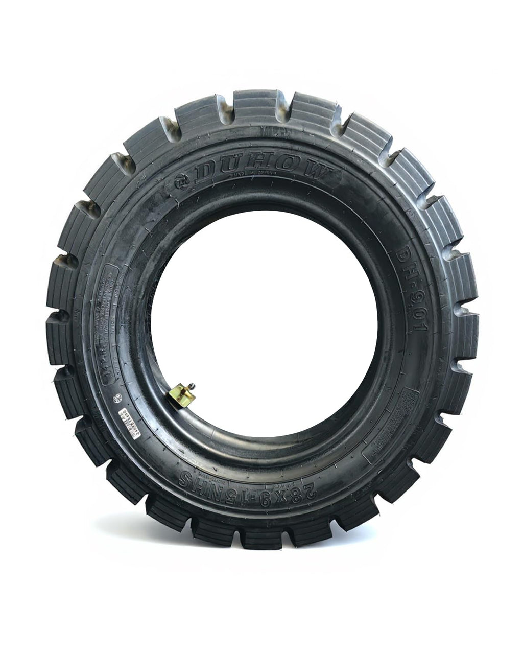 Garvee 28x9-15 Heavy Duty Forklift Tire 14 PLY Tube Type Industrial Durable Black