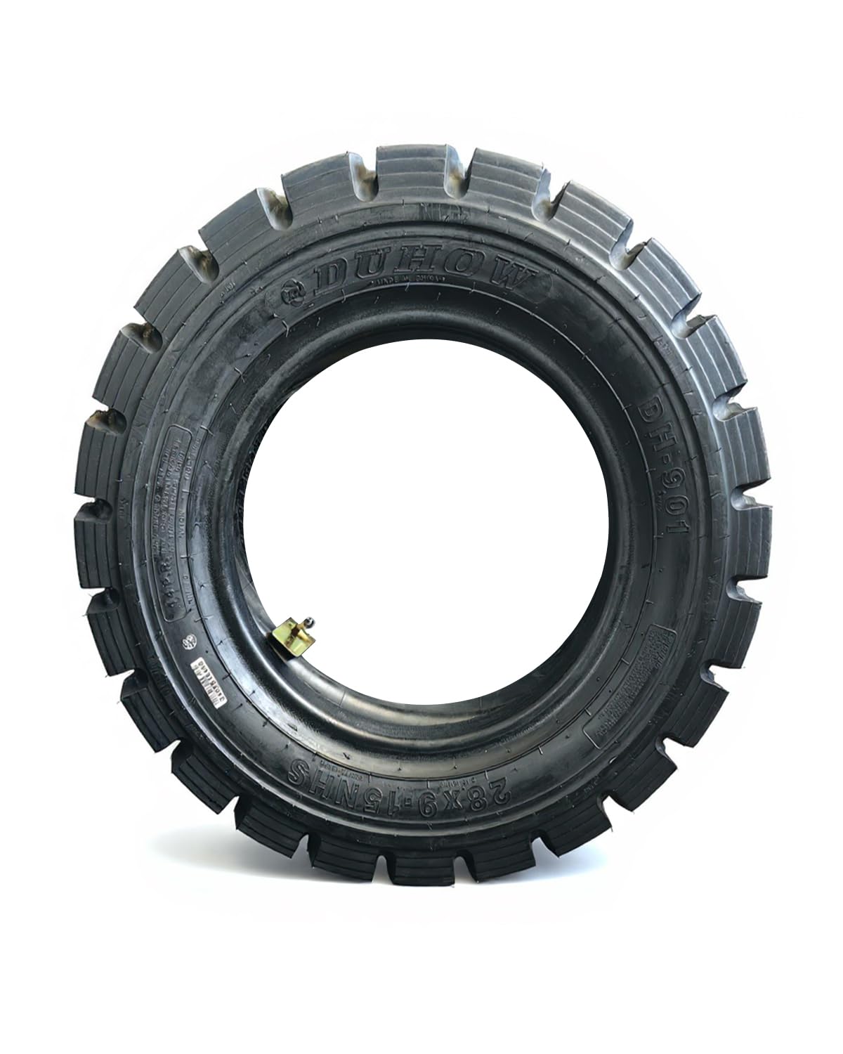 Garvee 28x9-15 Heavy Duty Forklift Tire 14 PLY Tube Type Industrial Durable Black