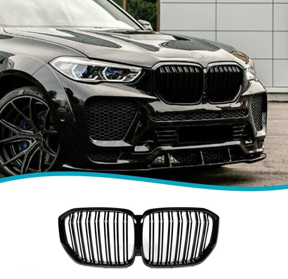 Garvee Kidney Grille Double Glossy Black ABS for X5 G05 2018-2023 Durable Easy Install Replacement