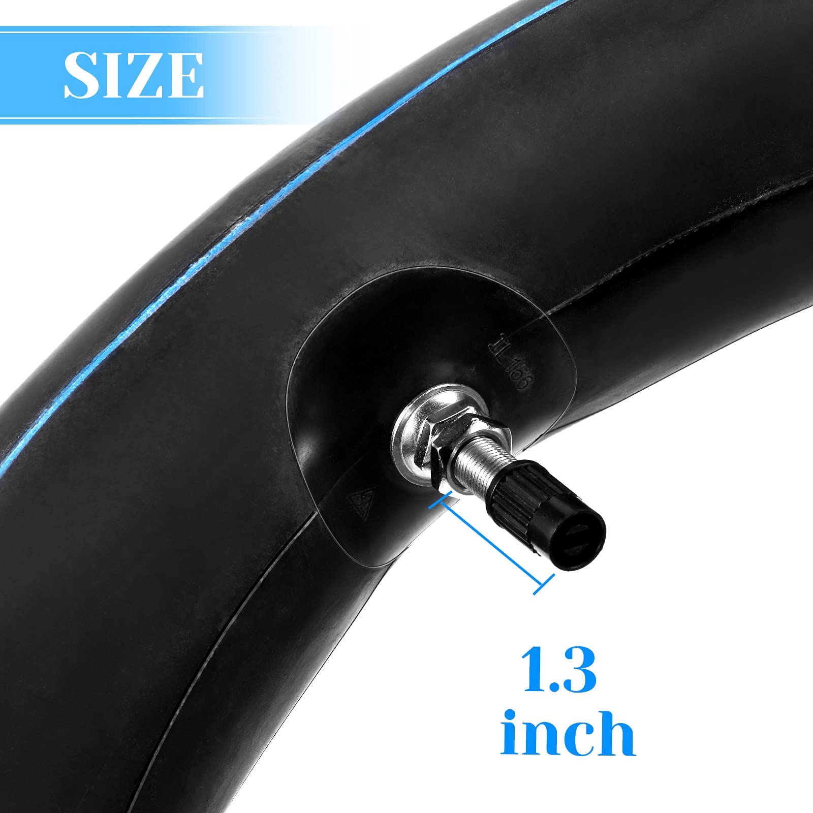 Garvee 2PCS 2.75/3.00-21 Shradler Valve Dirt Bike Inner Tube, 80/100-21 Replacemen Inner Tubes Fits Motorcycle with 21" Tire Compatible with CR250R 450R 500R XR 200 250 Yamaha YZ125 TTR230 TTR250 - 2.50/2.75-10