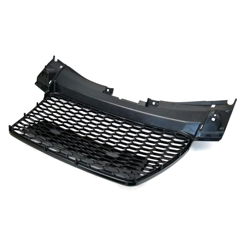 Garvee Central Grill Kit for Audi TT Sport 2006-2014 ABS Plastic Glossy Black Aggressive Look Direct Replacement Professional Install