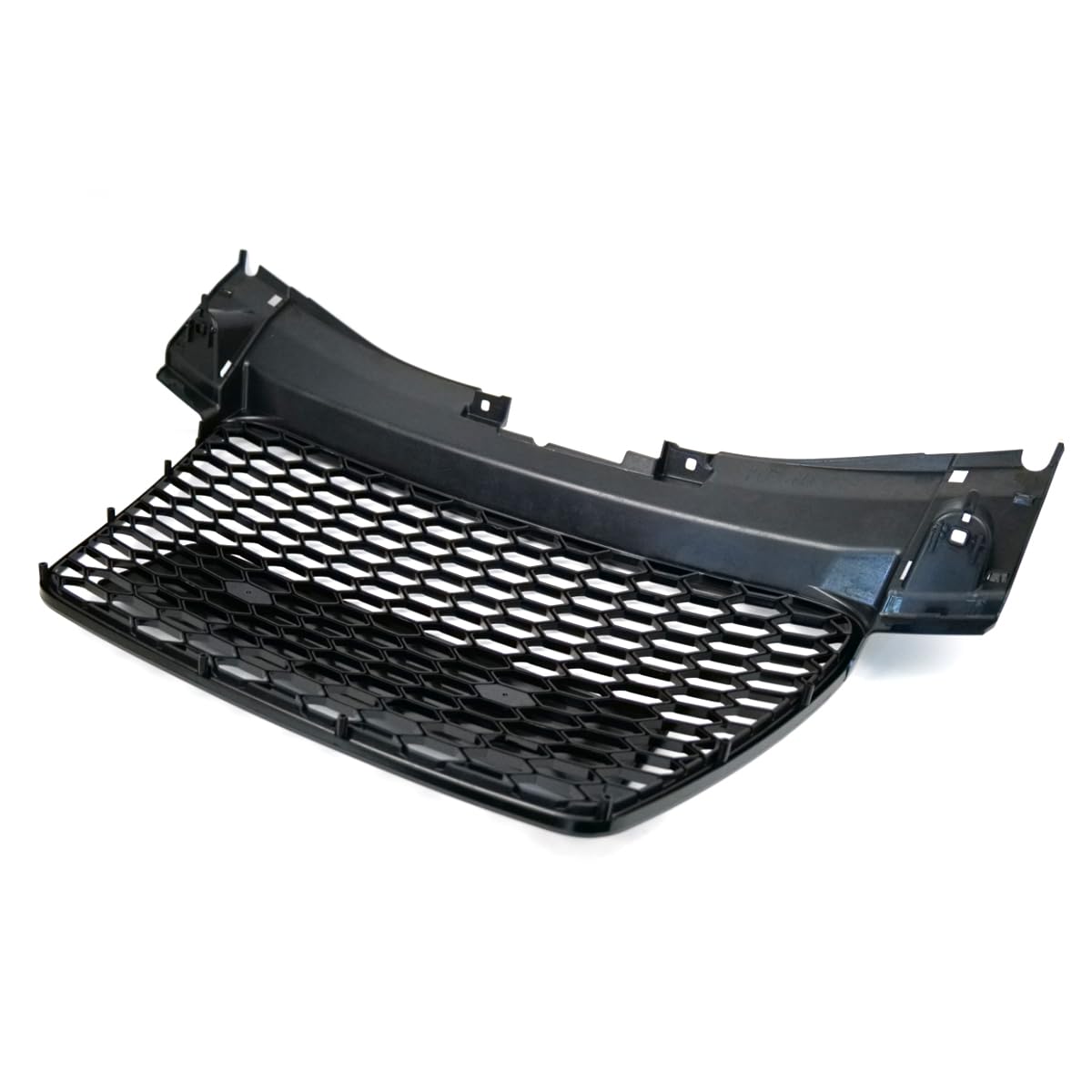Garvee Central Grill Kit for Audi TT Sport 2006-2014 ABS Plastic Glossy Black Aggressive Look Direct Replacement Professional Install