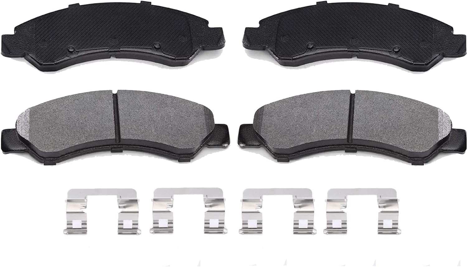Garvee Front Brake Pads with Hardware, 4 PCS Ceremic Brake Pads Set fit for HEVROLET COLORADO 2004-2008 All Models, ISUZU I-290 2007-2008 All Models, ISUZU I-370 2007-2008 All Models