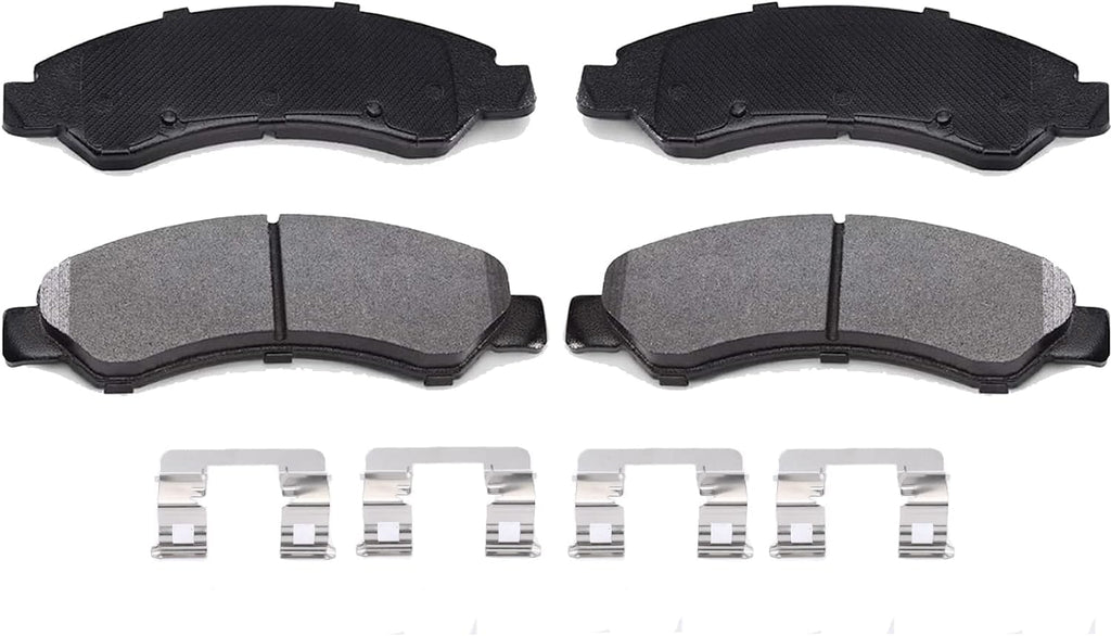Garvee rear Brake Pads with Hardware, 4 PCS Ceremic Brake Pads Set fit for BMW 528i xDrive 2009-2010 All Models, BMW X5 2014-2015 sDrive35i, xDrive35d, xDrive35i