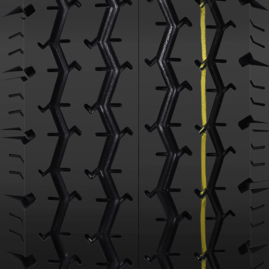 Garvee 4.80-12 Trailer Tires, 2 Pack, Load Range C 6PLY, 12"x4" Rims 4 Lug on 4", Max Load 990 LBS @ 90 PSI, Durable All-Purpose Design for Utility, Cargo & Boat Trailers