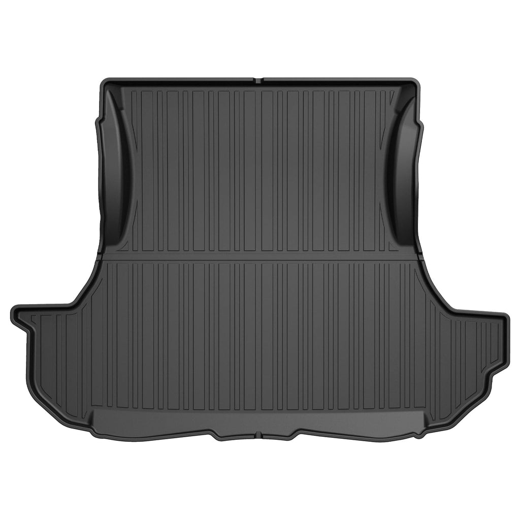 Garvee Trunk Mat Compatible With 2016-2024 Dodge Challenger, All Season Cargo Mat, Waterproof, Scratch-Resistant, Black