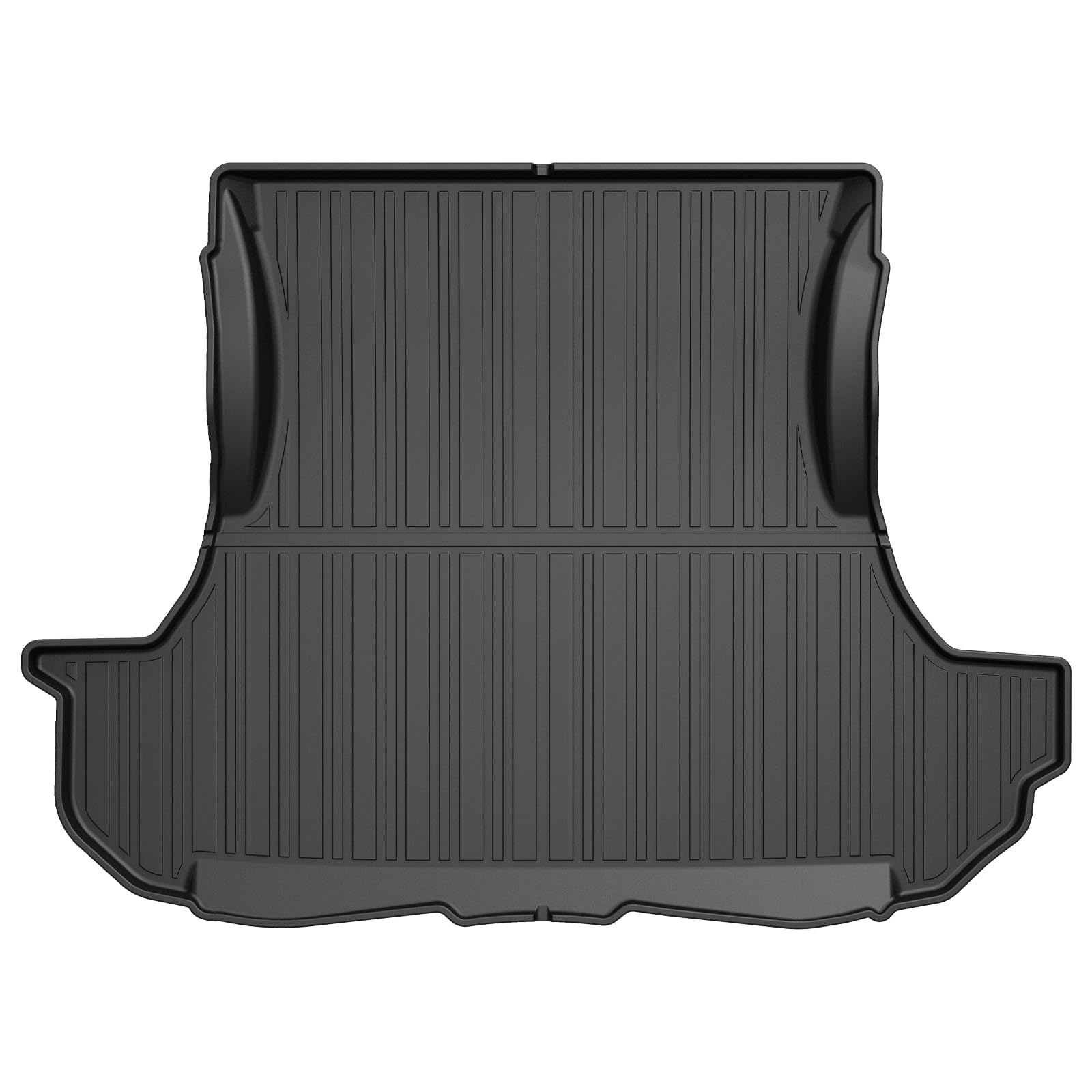 Garvee Trunk Mat Compatible With 2016-2024 Dodge Challenger, All Season Cargo Mat, Waterproof, Scratch-Resistant, Black