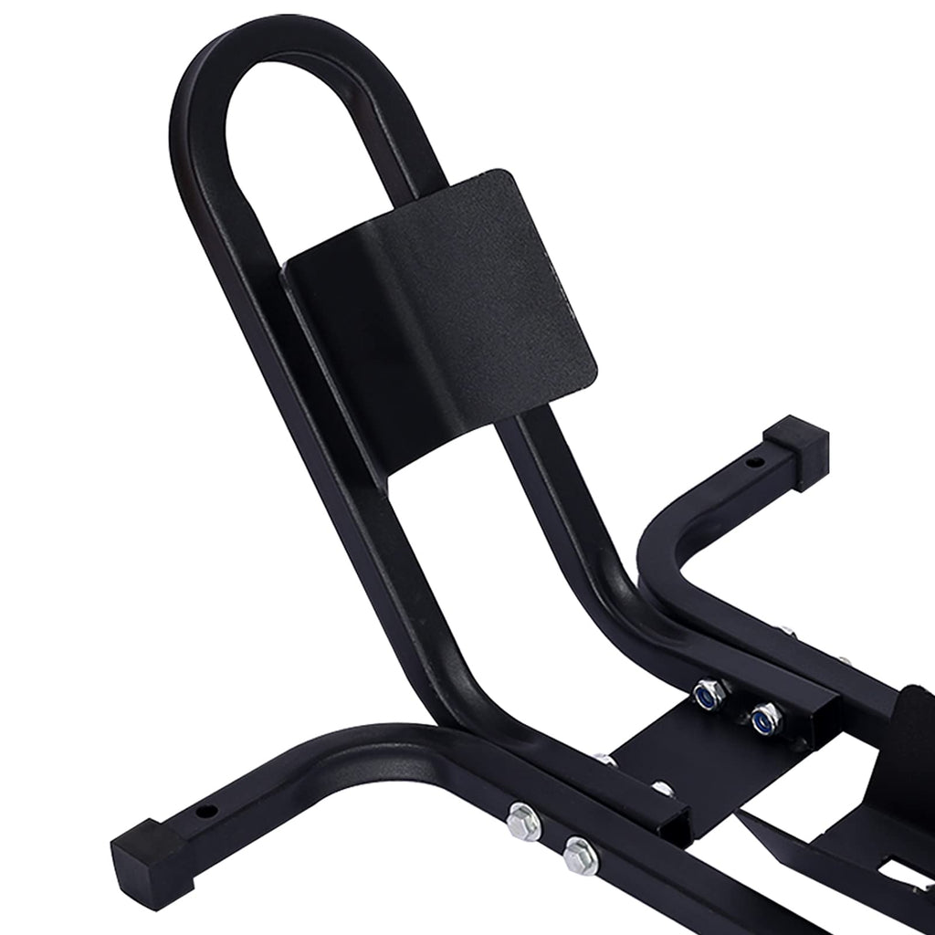 Garvee Black Adjustable Trailer Motorcycle Wheel Chock Stand Heavy Duty Tube Front One Size