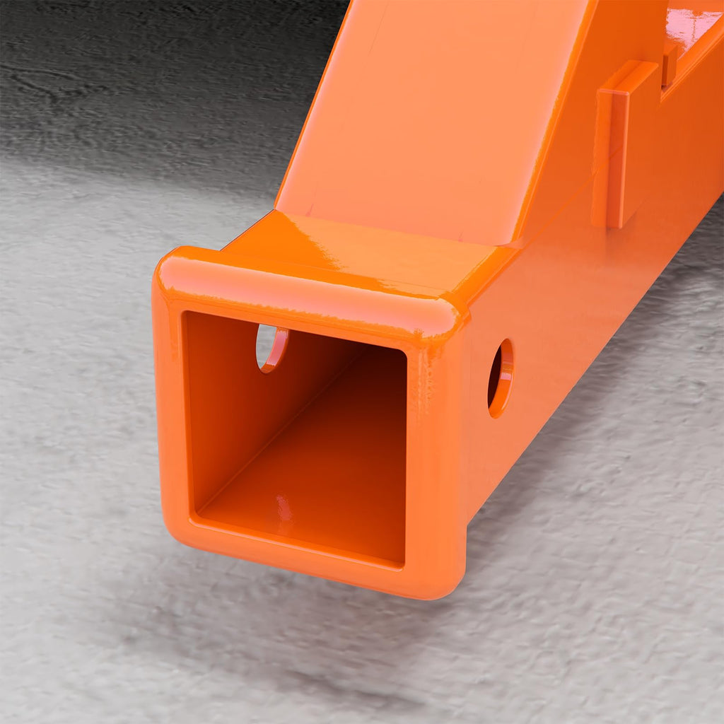 Garvee 2 Inch Clamp-On Trailer Hitch Receiver for Tractor Bucket Adapter