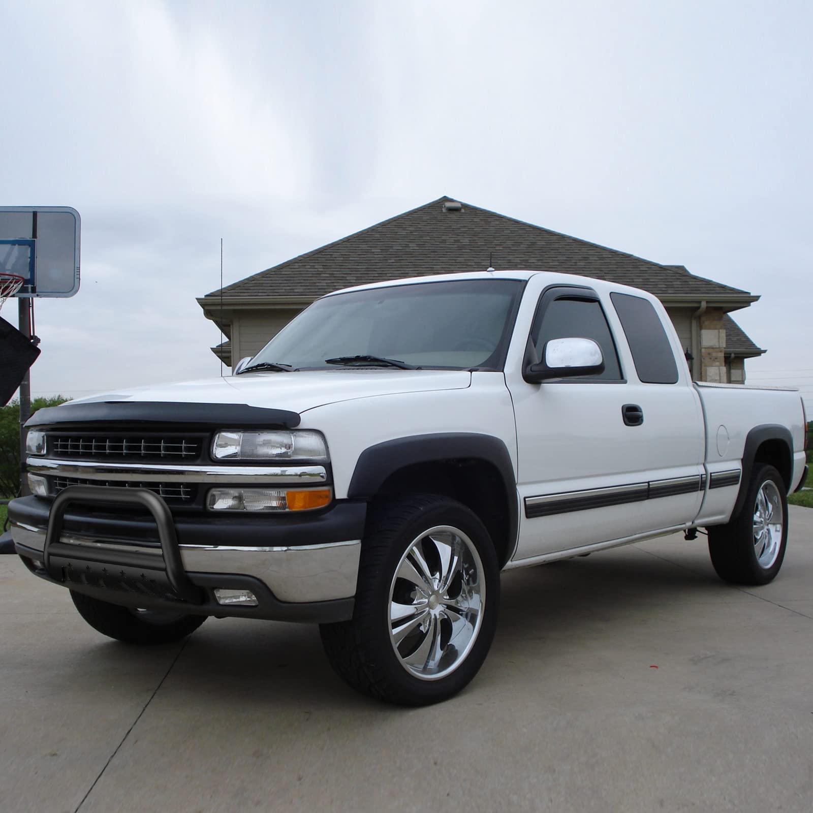 Garvee 1999-2006 Silverado 1500 Bull Bar w/ Skid Plate, Front Guard