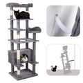 Garvee Cat Tree Tower, Multi-Level Indoor Cat Playground, Faux Fur Lounging Spot, Scratching and Exercise Post, with Anti-Tip Kit