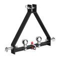 Garvee 3 Point Hitch Receiver with 2 Trailer Hitch Balls for Category 1, Compatible with Kubota, BX, LM25H, WLM Tractor, NorTrac, Yanmar, Kioti, Cat, John Deere