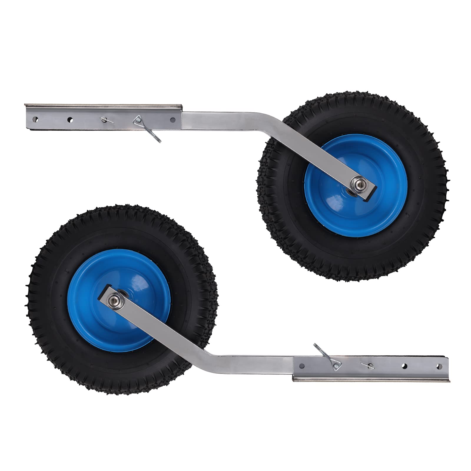 Garvee 500LBS Boat Launching Wheel, 2Pcs Boat Transom Launching Wheel with 12 Inch Wheels Set for Inflatable Boat & Aluminum Boat