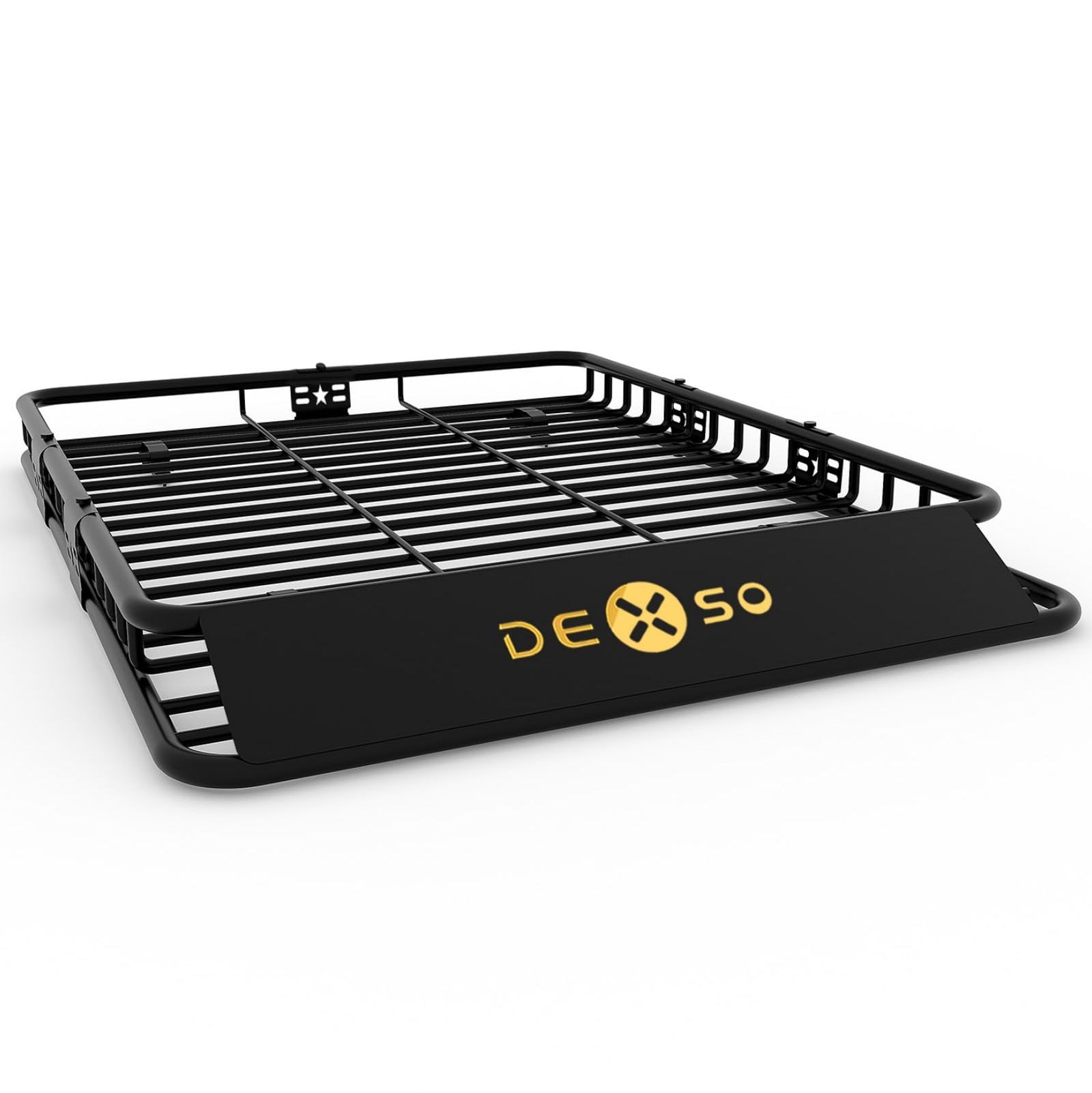 Garvee 64" x 50" x 6" Universal Roof Rack Basket - Heavy-Duty Rooftop Cargo Carrier for SUVs and Trucks, 200 lbs Capacity, Black