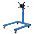 Garvee Engine Stand 1300 LBS Rotating Motor Stand with 360° Rotating Head, Adjustable Arms, Casters for Vehicle Maintenance, Auto Repair, Steel, Black