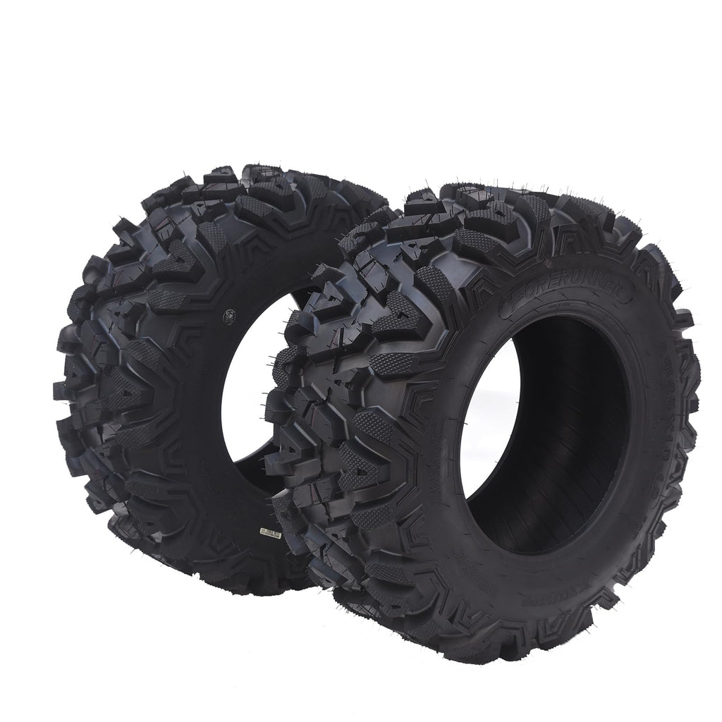 Garvee AT25x8-12-6PR TL UTV ATV Tire Tubeless 6-Ply Off-Road 25in OD 8in SW Black