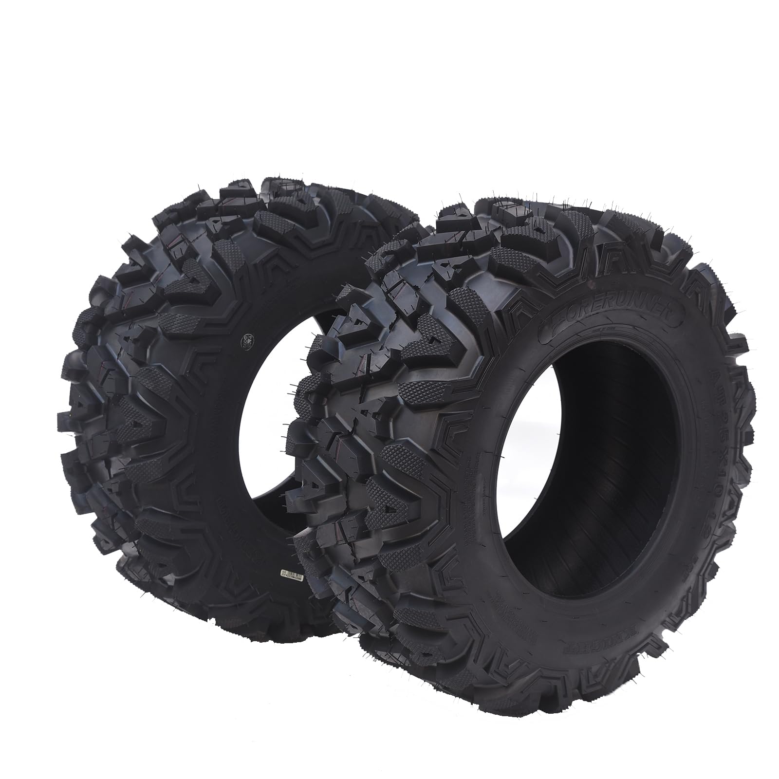 Garvee AT25x8-12-6PR TL UTV ATV Tire Tubeless 6-Ply Off-Road 25in OD 8in SW Black