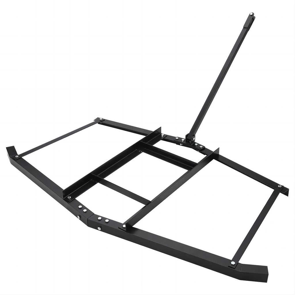 Garvee 66" Heavy Duty Steel Driveway Drag Grader, Wide Level Spreader for ATV, UTV, Lawn Tractors, Hay Fields, Gravel, Soil, Topdressing