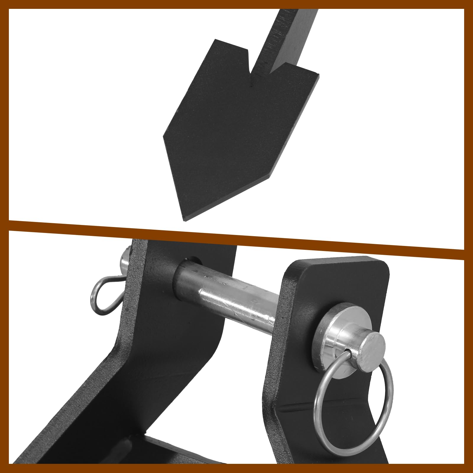 Garvee Middle Buster for 3 Point Hitch Tractors, Heavy Duty Steel Plow, Durable Furrower & Plow Blades, Easy Install, Rust-Proof, Suitable for Farming & Gardening