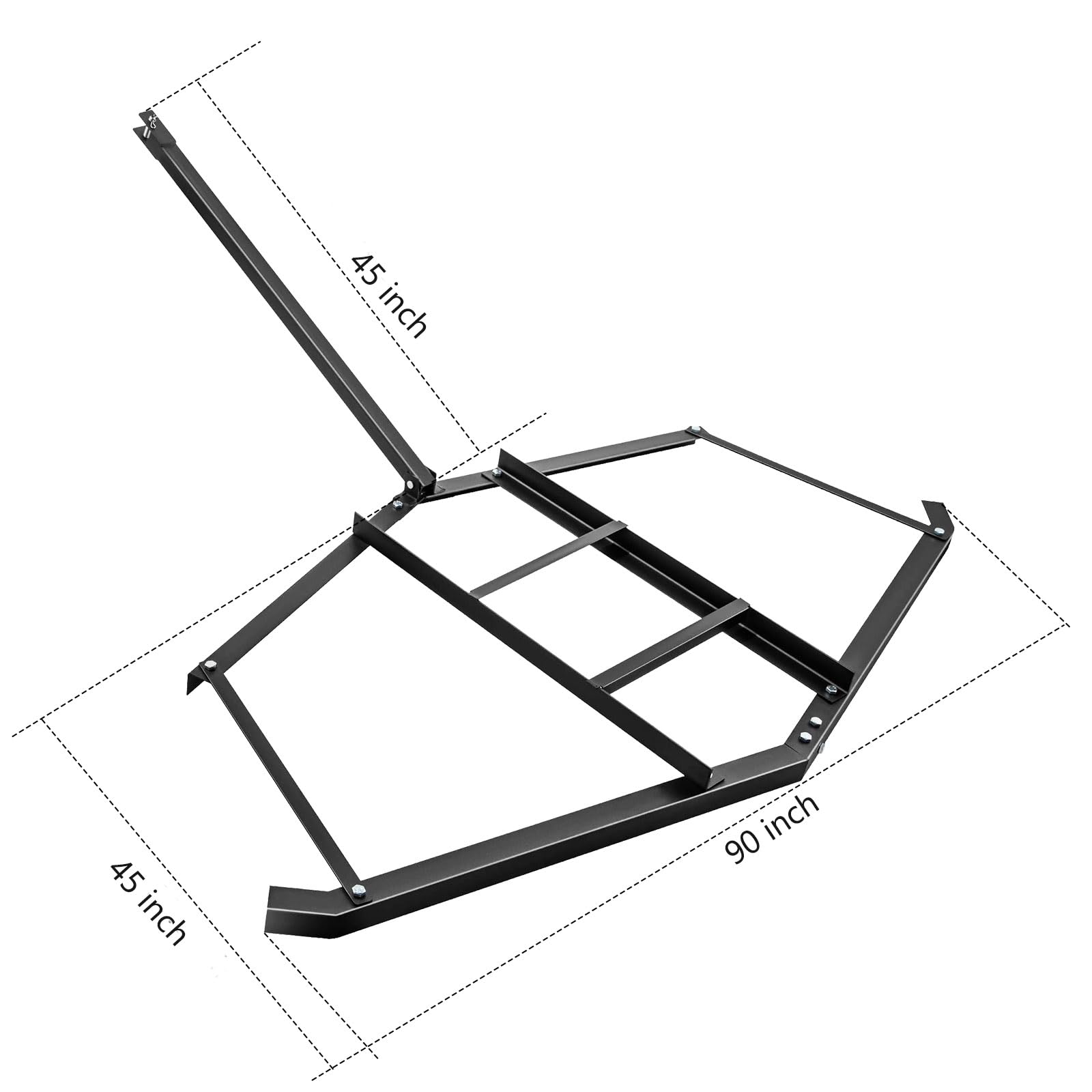 Garvee Driveway Drag Grader Harrow with 2 Adjustable Bars - 90 Inch