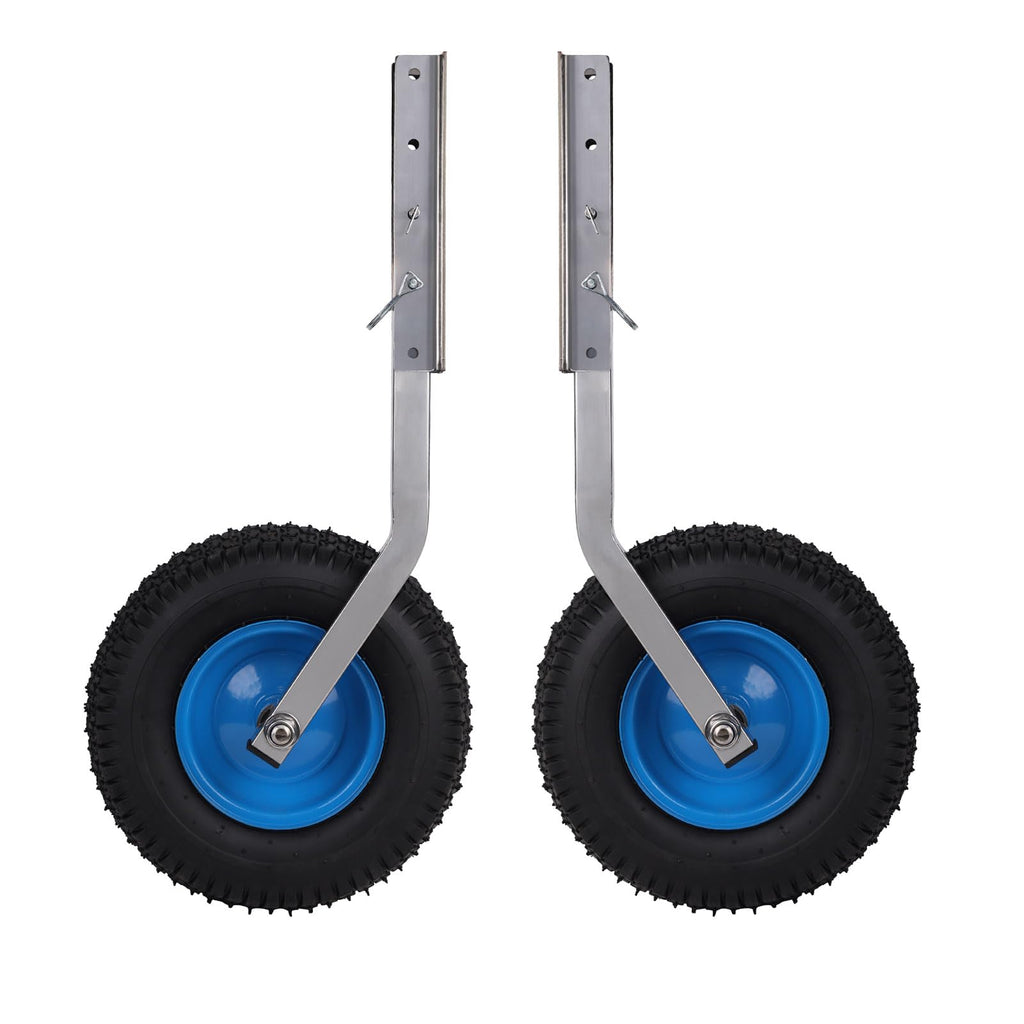 Garvee 500LBS Boat Launching Wheel, 2Pcs Boat Transom Launching Wheel with 12 Inch Wheels Set for Inflatable Boat & Aluminum Boat