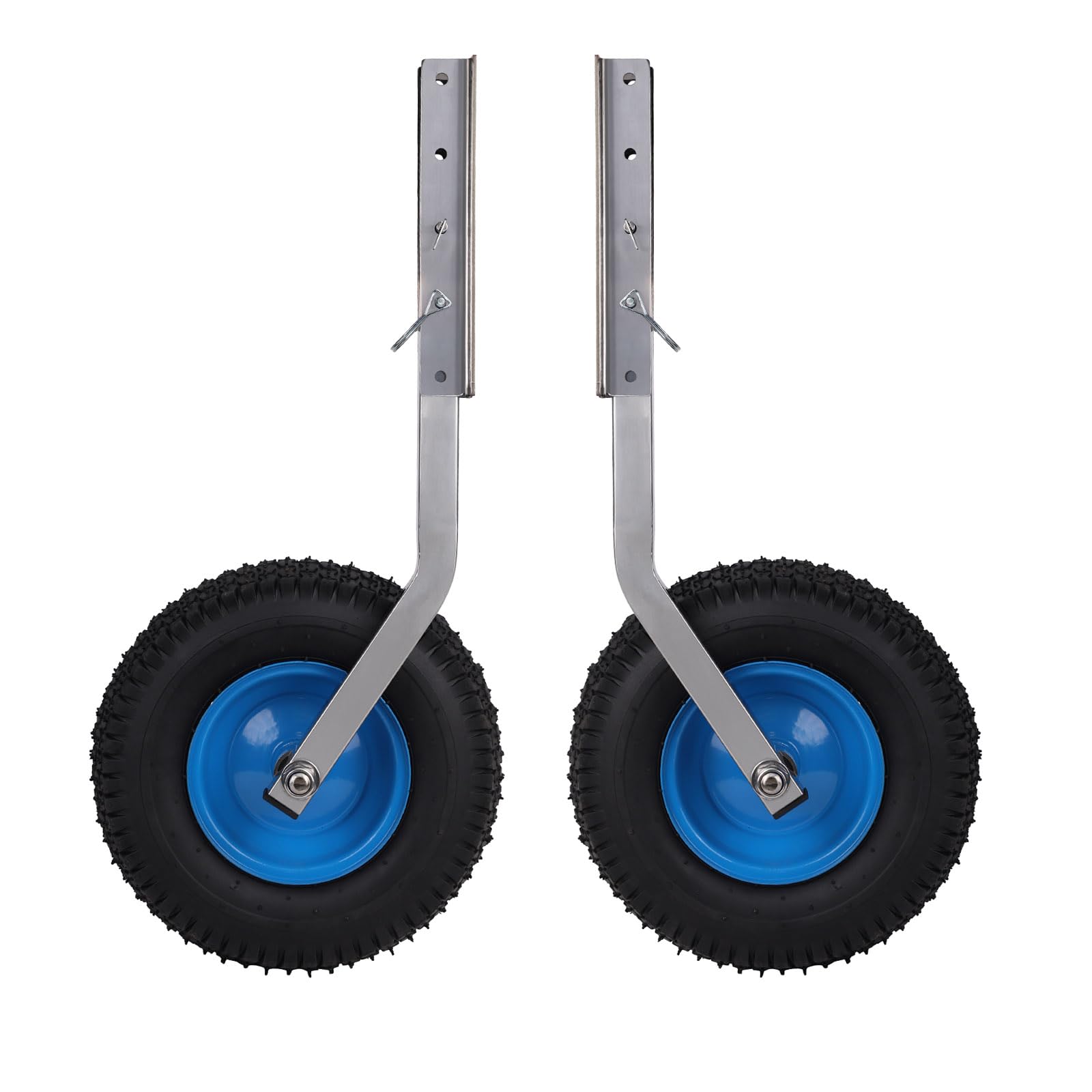 Garvee 500LBS Boat Launching Wheel, 2Pcs Boat Transom Launching Wheel with 12 Inch Wheels Set for Inflatable Boat & Aluminum Boat