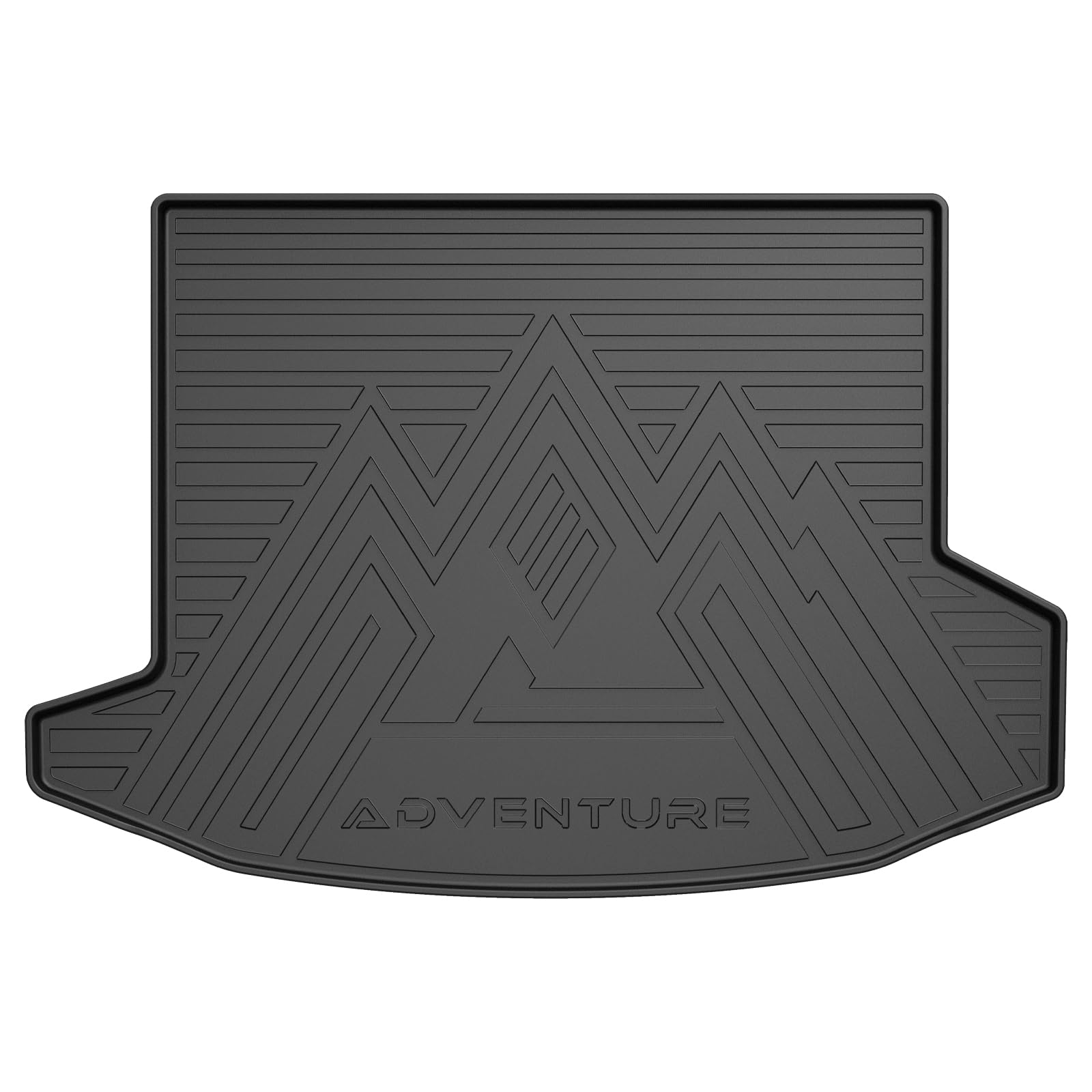 Garvee Trunk Mat Compatible With 2024 Equinox Plus & 2025 Chevy Equinox 5 Seat, All Season Cargo Mat, Waterproof, Scratch-Resistant, Black