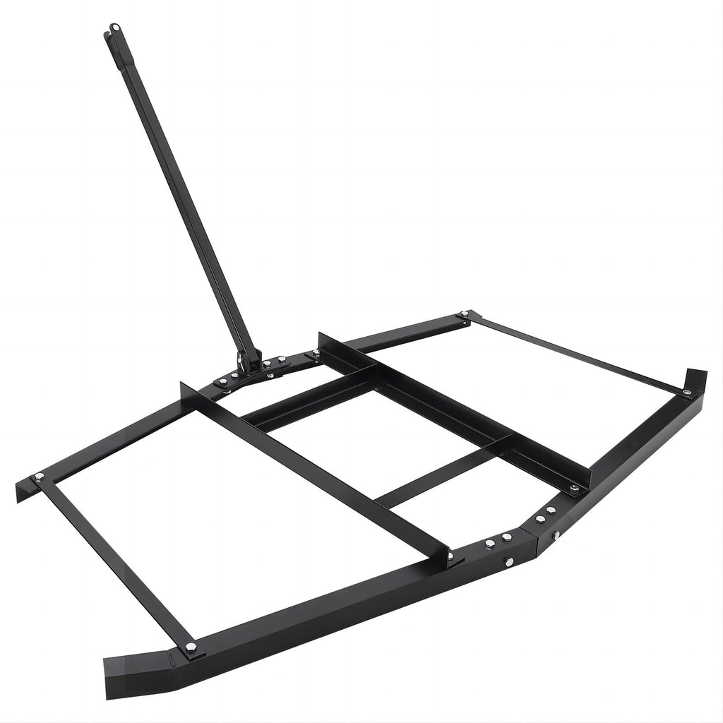 Garvee 66" Heavy Duty Steel Driveway Drag Grader, Wide Level Spreader for ATV, UTV, Lawn Tractors, Hay Fields, Gravel, Soil, Topdressing