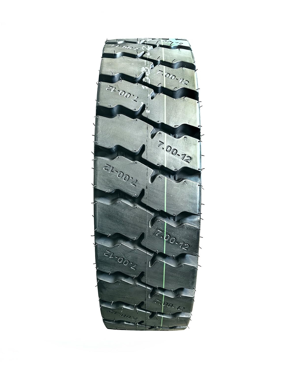Garvee 7.00-12 Heavy Duty Forklift Tire 12 PR With Tube Flap Industrial Use Durable Black