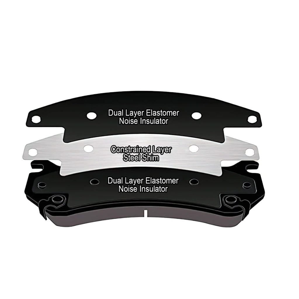 Garvee Premium Disc Brake Pads 4Pcs Front Brake Pads Compatible