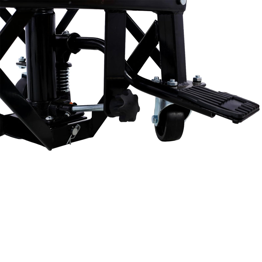 Garvee Platform Trucks 300 Lbs Hydraulic Motorcycle Scissor, One Size, Black