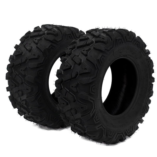 Garvee Set of 2 Garvee 25x10-12 ATV/UTV Tires 25x10x12 6PR TL All-Terrain Tires