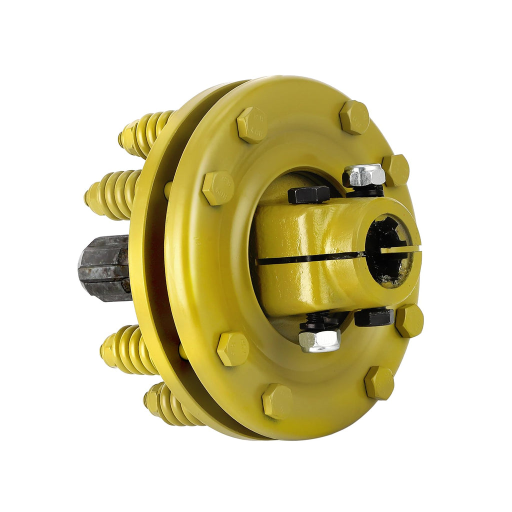 Garvee PTO Slip Clutch, 1 3/8" Slip Clutch, 6 Spline Ends PTO Friction Clutch, Carburized Steel Tractor Slip Clutch, Adjustable Rotary Cutter Slip Clutch, Brush Slip Clutch for PTO Shaft