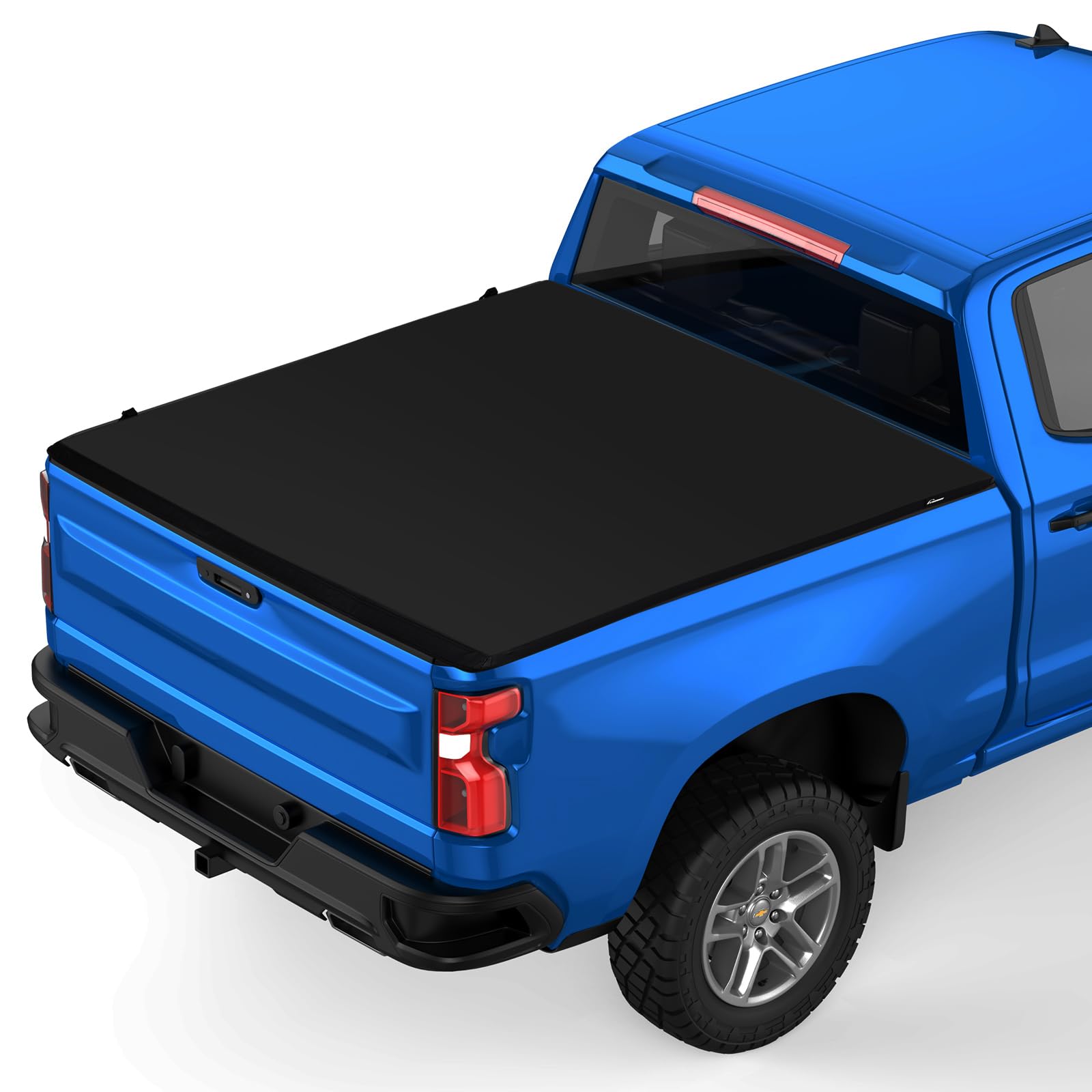 Garvee 2019-2023 Silverado/Sierra 1500, Soft Tri-Fold Bed Tonneau Cover - 5.8ft Bed