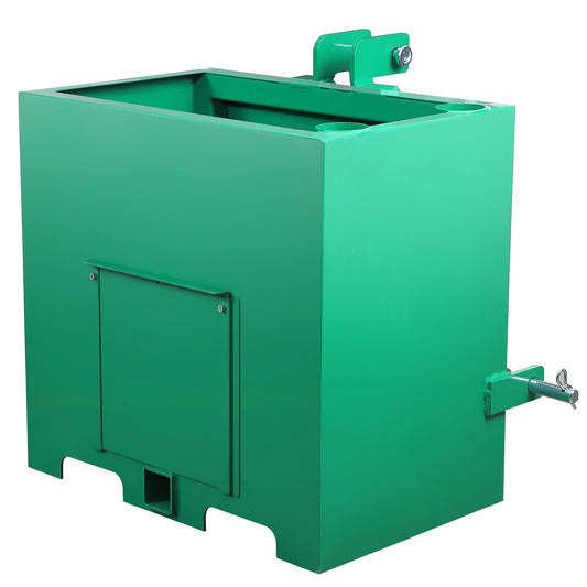 Garvee 3 Point Ballast Box, 800lbs Capacity, Standard 2 inch Hitch Receiver, Green