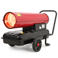 Garvee 175,000 BTU Diesel Kerosene Space Heater, 51L Fuel Tank, Adjustable Thermostat, 1100m³/h Output, for Outdoor, Indoor, Workshop, Industrial, Red