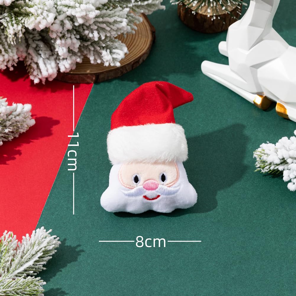 Garvee Pet Dog Christmas Squeaky Toys for Cats Dogs Scratch Bite Resistant Interactive Toys Pet Supplies for Relieve Stress Boredom Bowtie Squeak Toys