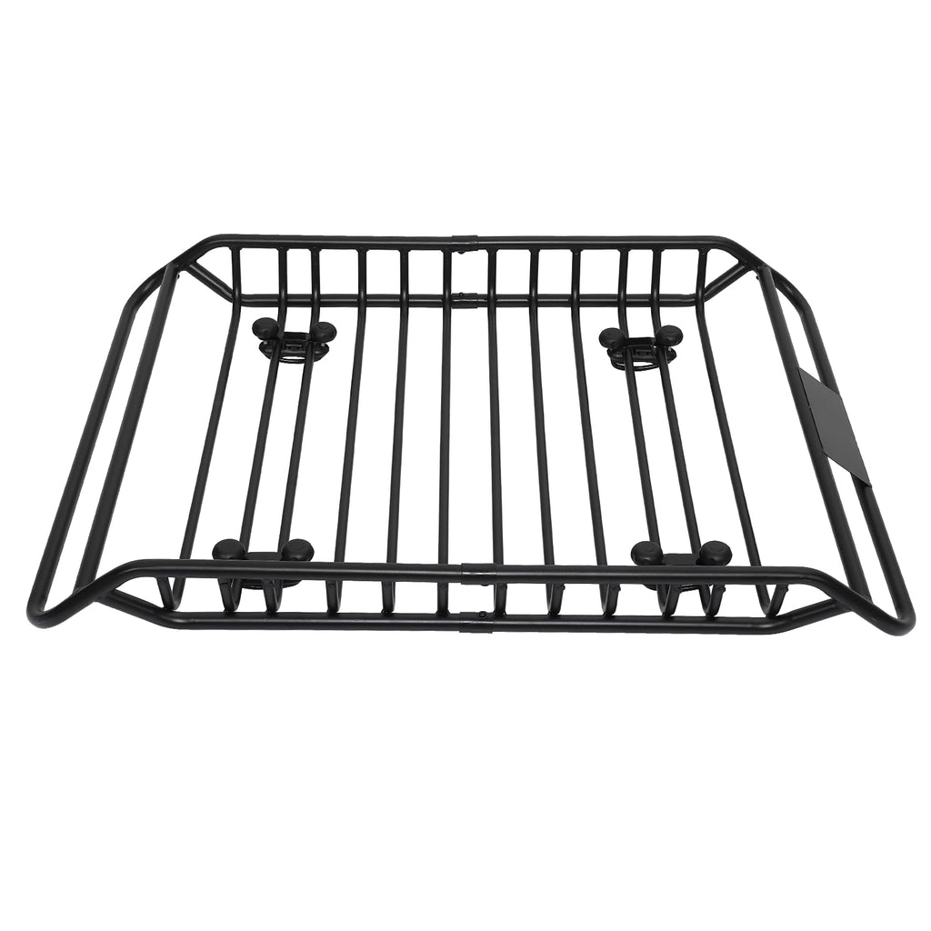 Garvee 50x38 Inch Roof Rack Basket, Heavy Duty Steel Universal Rooftop Cargo Carrier Basket, 220lbs Load Capacity Car Roof Basket for SUV Truck Cars