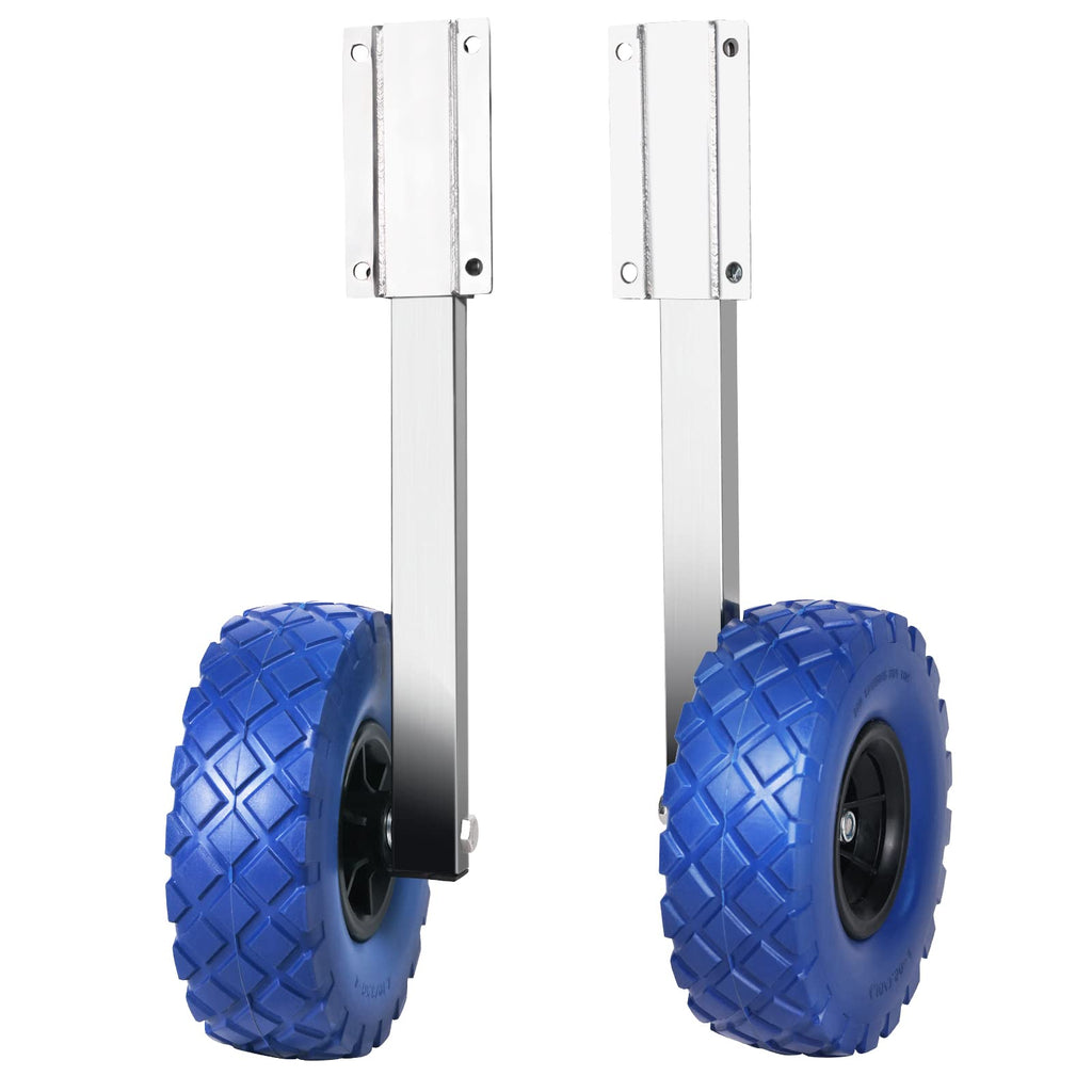 Garvee 10 Inch 300LBS Stainless Steel Boat Launching Wheel Set