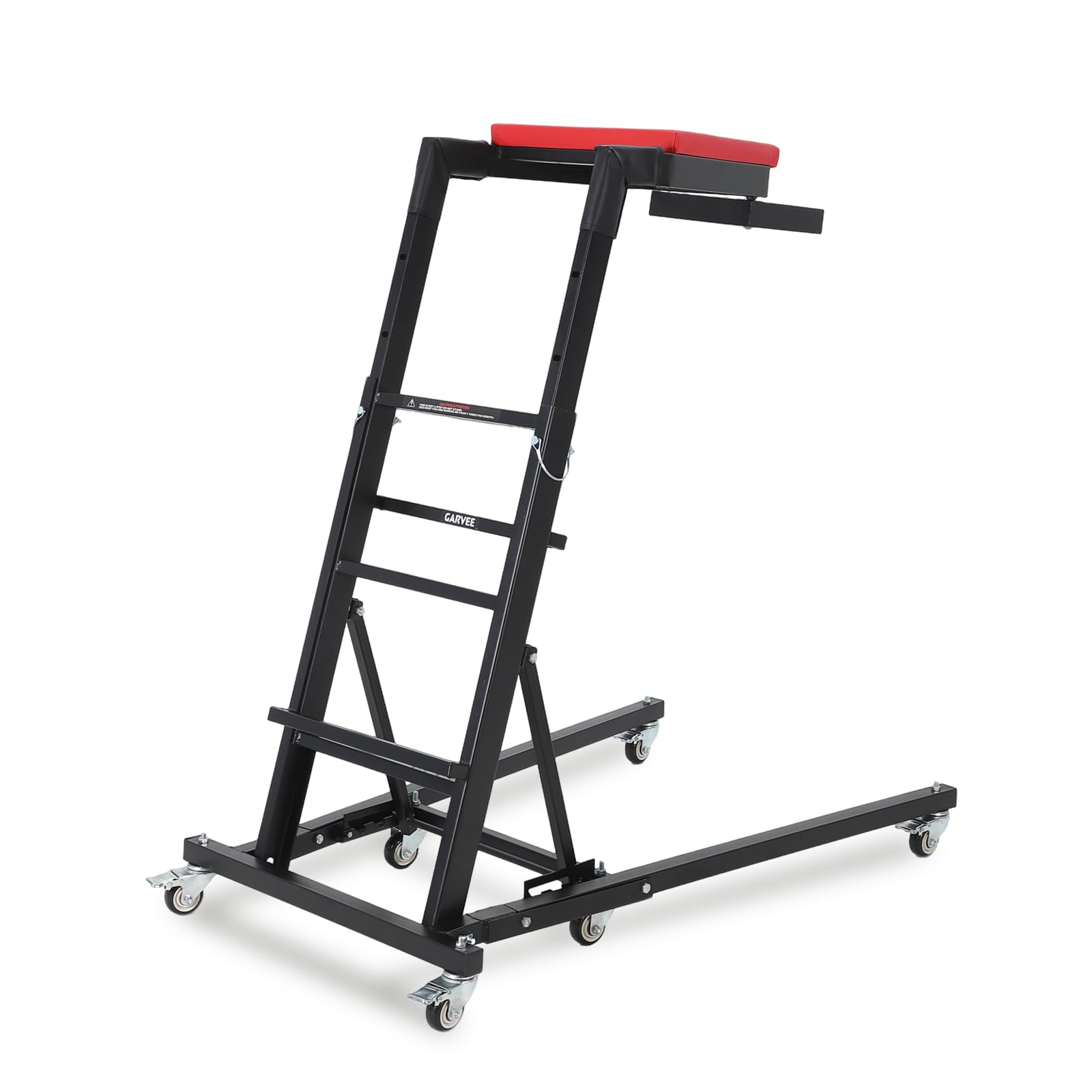 Garvee Heavy-Duty Foldable Automotive Engine Creeper, Adjustable Height 45" to 66", 400 lbs Capacity, with 6 Wheels, Storage Tray, and Padded Deck for Auto Repair & Trucks