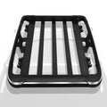 Garvee 50x38 Inch Car Roof Rack Basket 220LBS Premiun Lightweight Aluminum Cargo Basket Universal Rooftop Cargo Carrier for SUV, Pick Up,Trucks,Car-Black