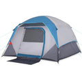 Garvee Camping Tent,Easy Set up Camping Tent 4 Person and 6 Person for Hiking Backpacking Traveling Outdoor, Light Blue