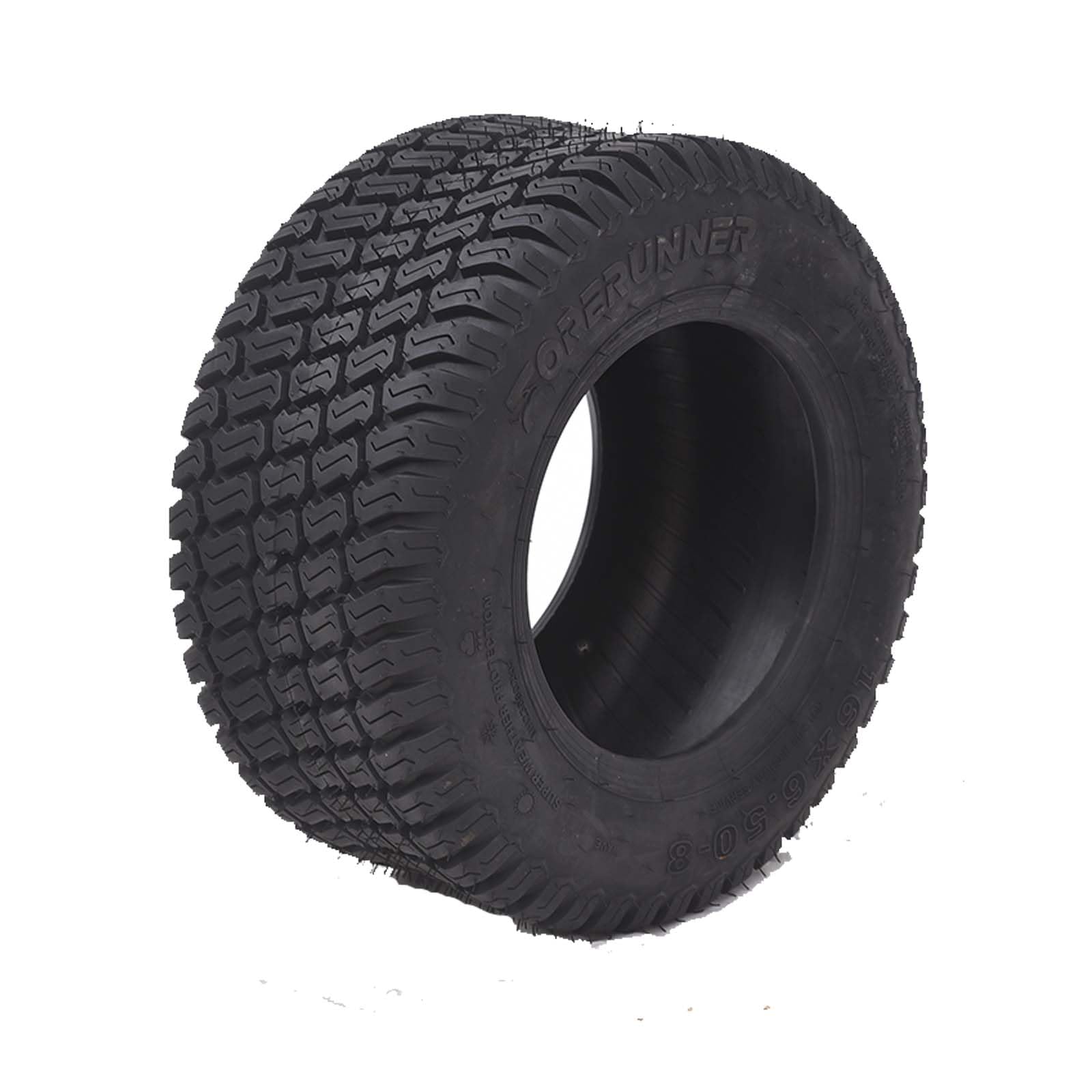 Garvee Lawn Mower Tire 13x5.00-6 Tubeless Four-Ply Rated Non-Directional Tractor Turf Garden Tire Smooth Ride Black