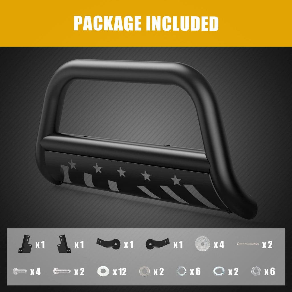 Garvee 2016-2022 Tacoma Bull Bar & Skid Plate, Front Bumper Guard