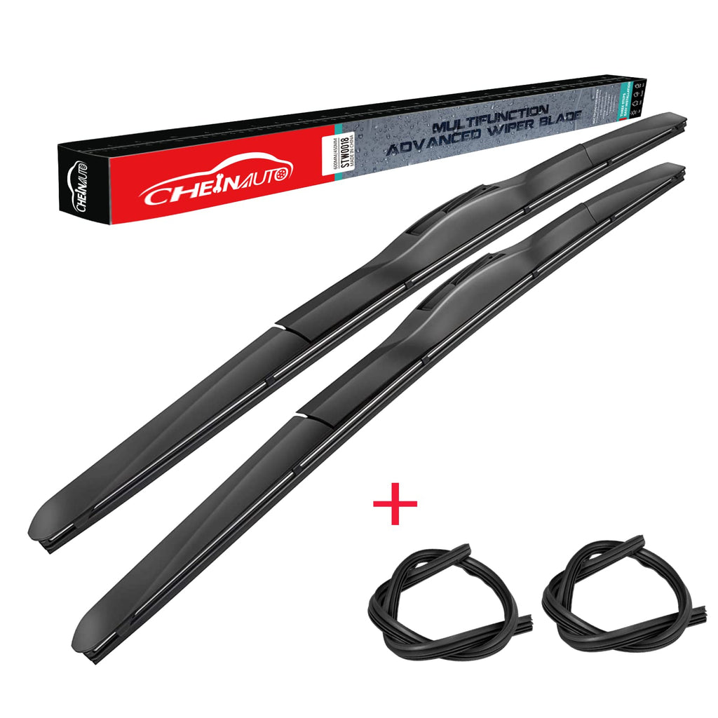 Garvee 26" & 16" Premium Rubber Wiper Blades - Quiet & Durable